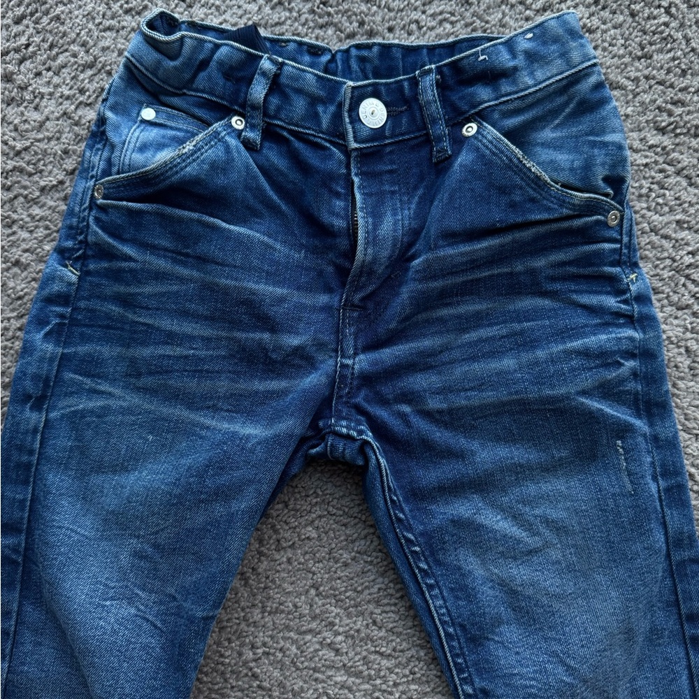 H&M Kids Dark Blue Tapered Jeans